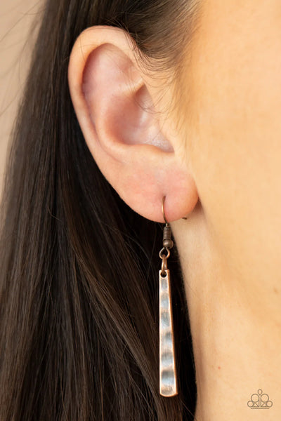 Paparazzi You Wouldnt FLARE! - Copper Necklace