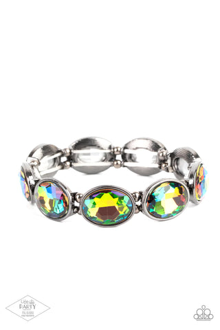 Paparazzi-Diva In Disguise - Multi Oil Spill Bracelet