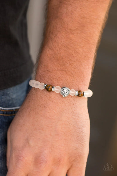 Paparazzi-The Lions Share - Brown Bracelet