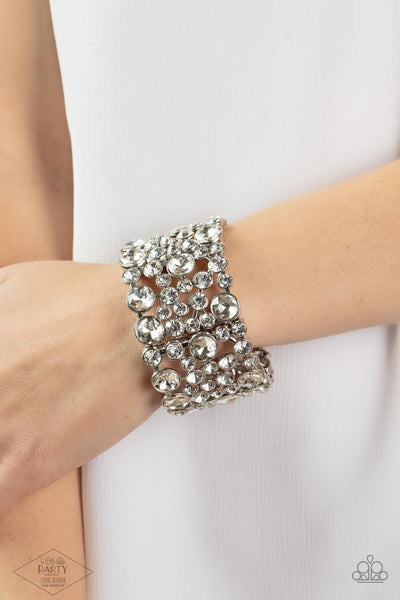 Paparazzi One Up - Empire Diamond - Zi Bracelet