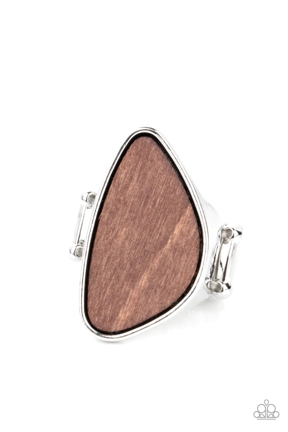 Paparazzi-Perfectly Petrified - Brown Ring
