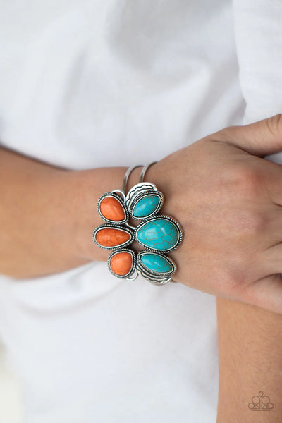 Paparazzi-Botanical Badlands - Orange Bracelet