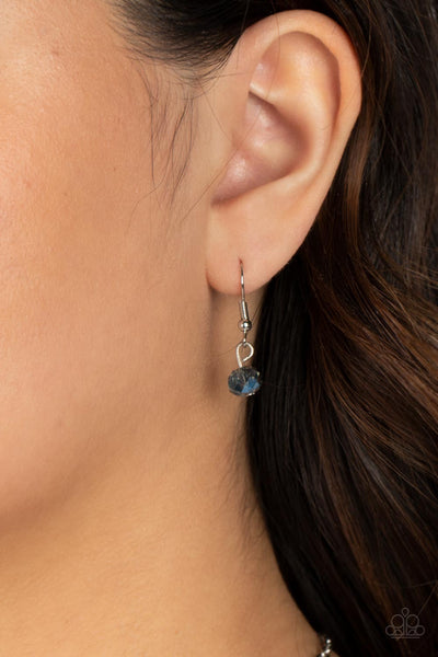 Paparazzi Swinging Shimmer - Blue Necklace