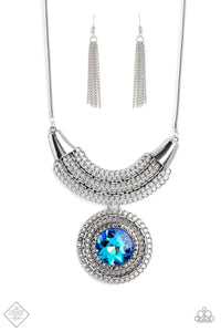 Paprazzi-Excalibur Extravagance - Blue Necklace