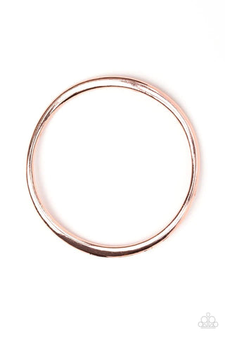 Paparazzi-Awesomely Asymmetrical - Copper Bracelet