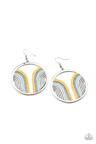 Paparazzi-Delightfully Deco - Multi Earring